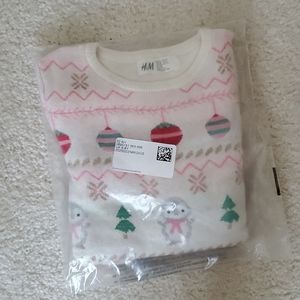 H&M Girls Holiday Sweater US 6x/7